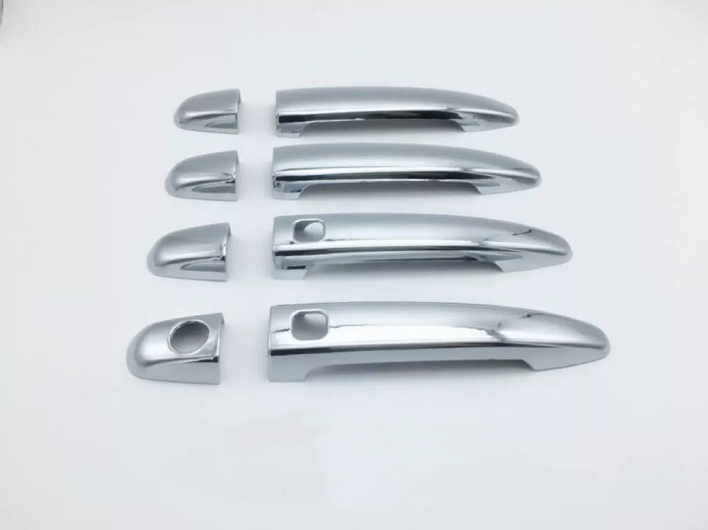 Подходит для модифицированной специальной внешней ручки Highlander 2012-2014, дверной ручки, гальванического серебряного защитного корпуса