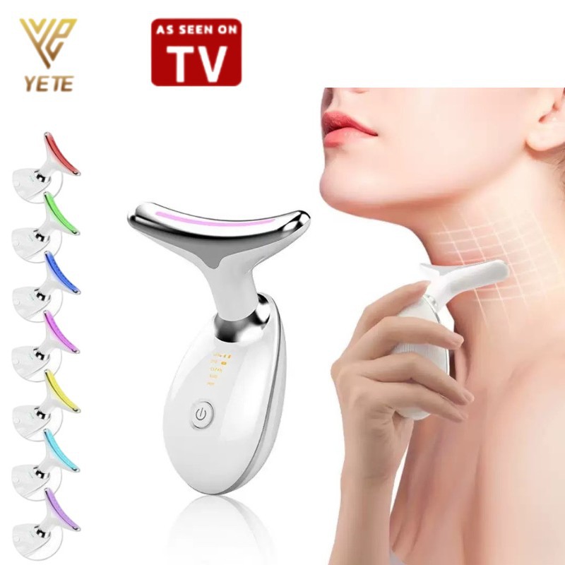 Neck Beauty Device for Foreign Trade, Neck Wrinkle Device, Microcurrent Neck and Face Dual-Use Device, Nasolabial Fold and Neck Wrinkle Massage Instrument