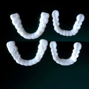 New Upper Teeth and Lower Teeth Simulated Braces Teeth Whitening Silicone Denture Braces Denture Smile Denture Braces Whitening