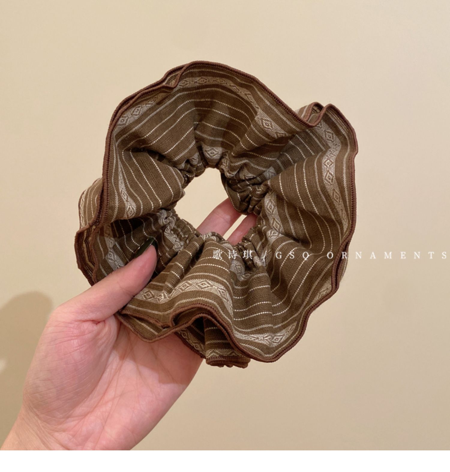 Cuerda para el cabello de intestino grueso retro francés para mujer, satén de alta gama, cuerda para el cabello coreana, cuerda para el cabello Mori, accesorios para el cabello, tocado grande