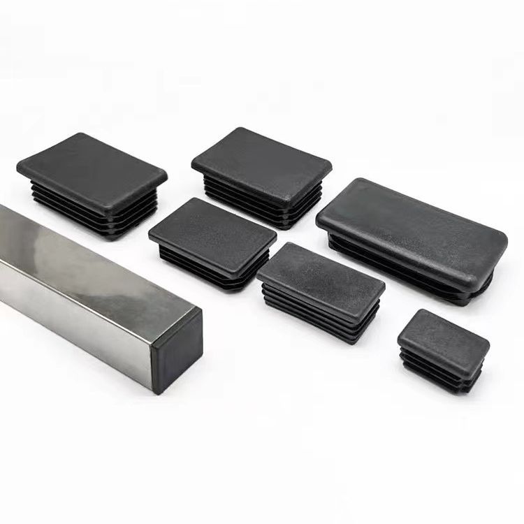 50 × 100角栓マシンフットパッド家具部品パイププラグプラスチックプラグステンレス角パイププラグ|undefined