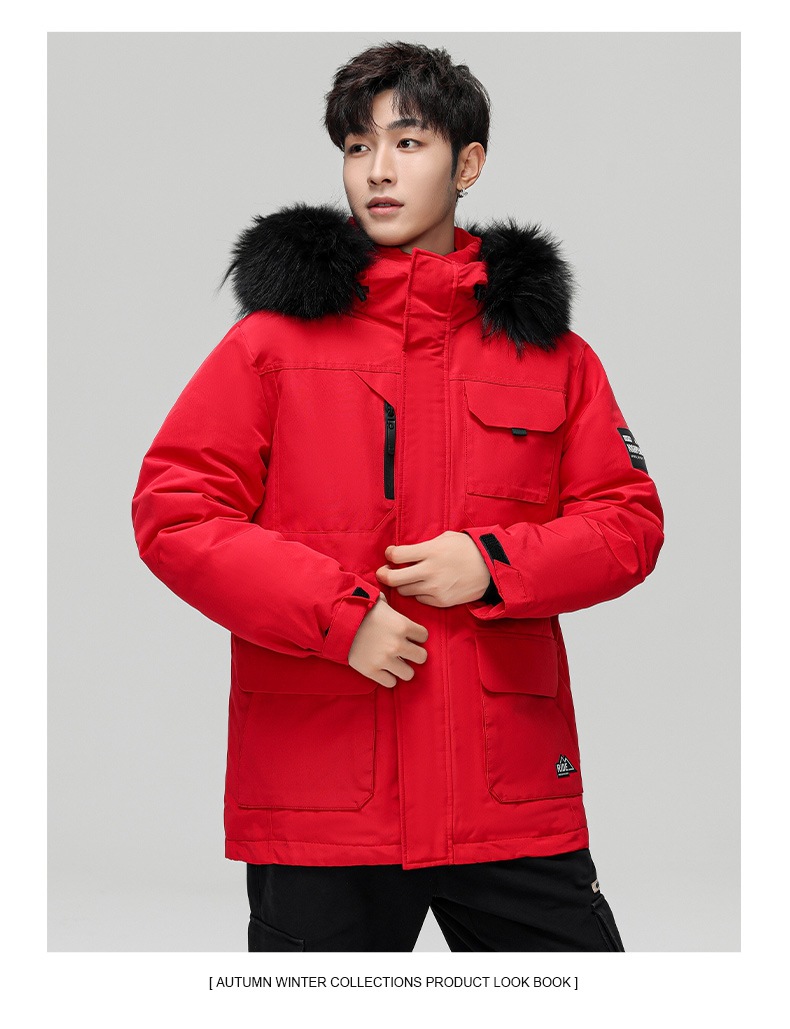 Nueva chaqueta de invierno con capucha informal y cálida de moda para hombre_voghion.com