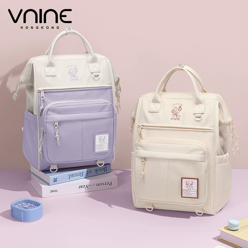 Рюкзак Ninth City, женская сумка для мамы большой вместимости, повседневная сумка для студентов, школьная сумка для студентов, компьютерная сумка