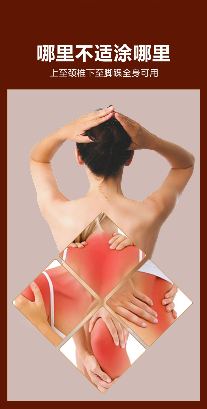 Baodu Quanxie Jinluo Oil Neck Shoulder Waist Leg Massage Oil 20ml External Use in use