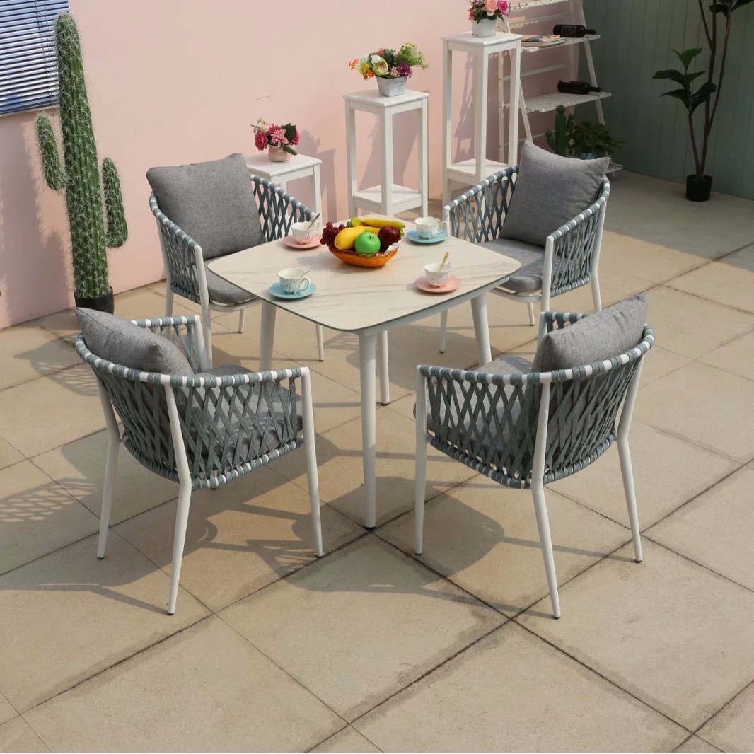 Chuangke 백색 80 사각 색깔 유리 테이블 03