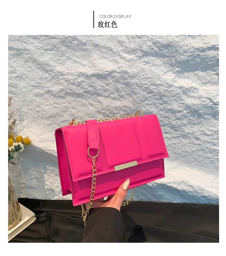 Cross-border commuting small square bag, retro chain single-shoulder bag, Korean version crossbody bag, new autumn/winter 2024 collection, women's bag undefined
