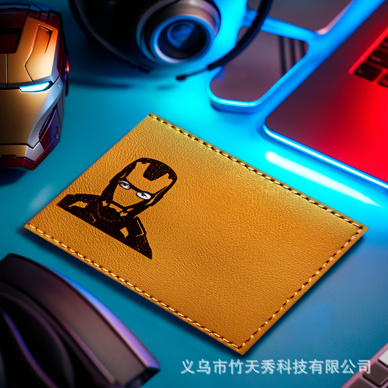 クロスボーダー ヒーロー スクワッド パック ヒーロー スクワッド バットマン ID パック 楽しいアイアンマン 合成皮革 カード ホルダー|undefined
