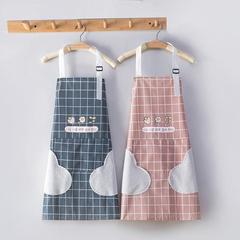 Apron Home Kitchen Waterproof Oilproof Women's Summer Thin Model Japanese Dining Special Purpose Home and Outside Half Body Workwear