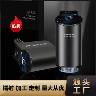 Intelligent car air outlet fragrance machine portable aroma diffuser atmosphere lamp car odor diffuser perfume fragrance