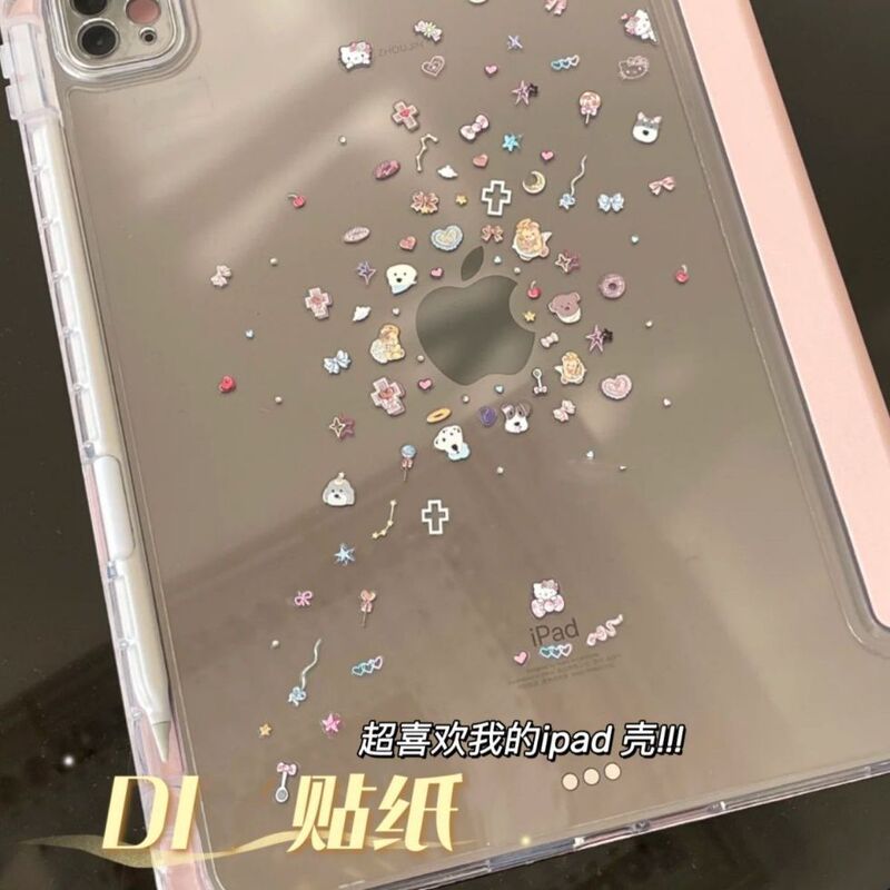 Little Red Book Ccd Dog Ins Embossed Sticker Cute Nail Angel Bear DIY Tablet Camera Stereo Sticker
