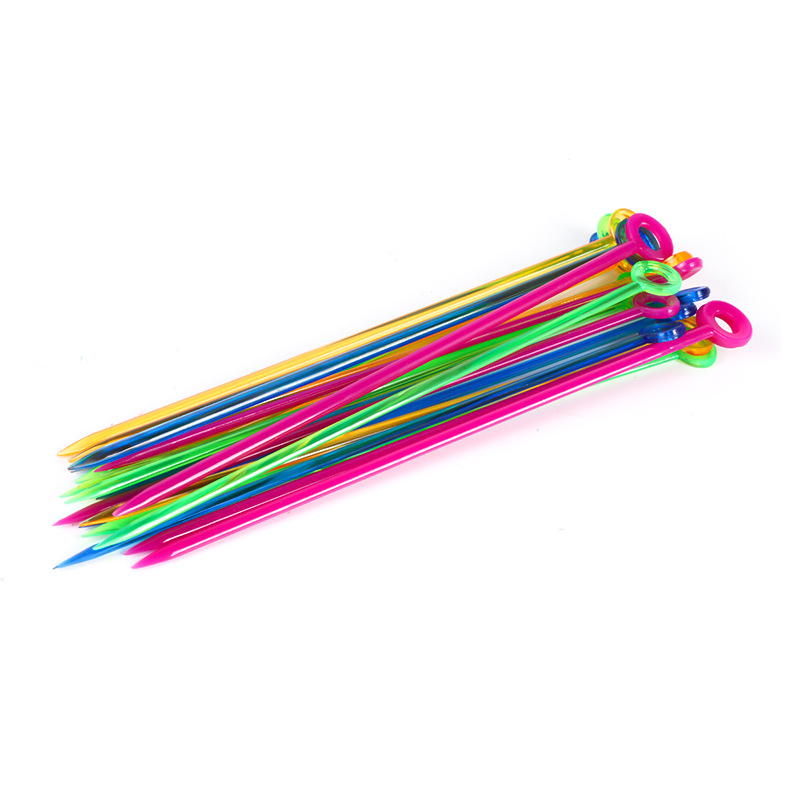 Factory supply 16.5cm PC material skewers for hot pot meatballs wholesale plastic skewers for meatballs vegetable skewers