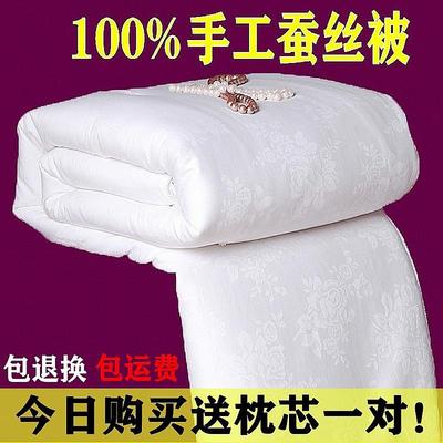 桐鄉蠶絲被100桑蠶絲被冬被子母被芯手工春秋被夏涼空調被單雙人