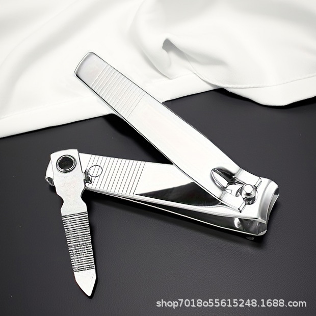 Nail Clippers with File 608, Straight-Edged Nail Clippers, Manicure Tools, In-Stock Wholesale, Dollar Store Supply