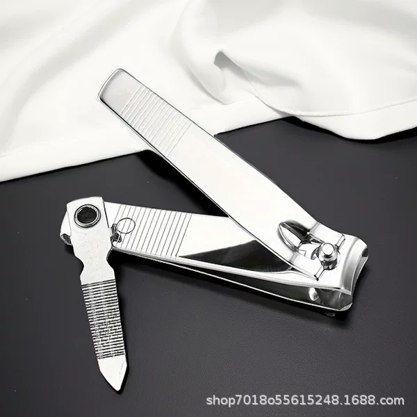 Nail Clippers with File 608, Straight-Edged Nail Clippers, Manicure Tools, In-Stock Wholesale, Dollar Store Supply