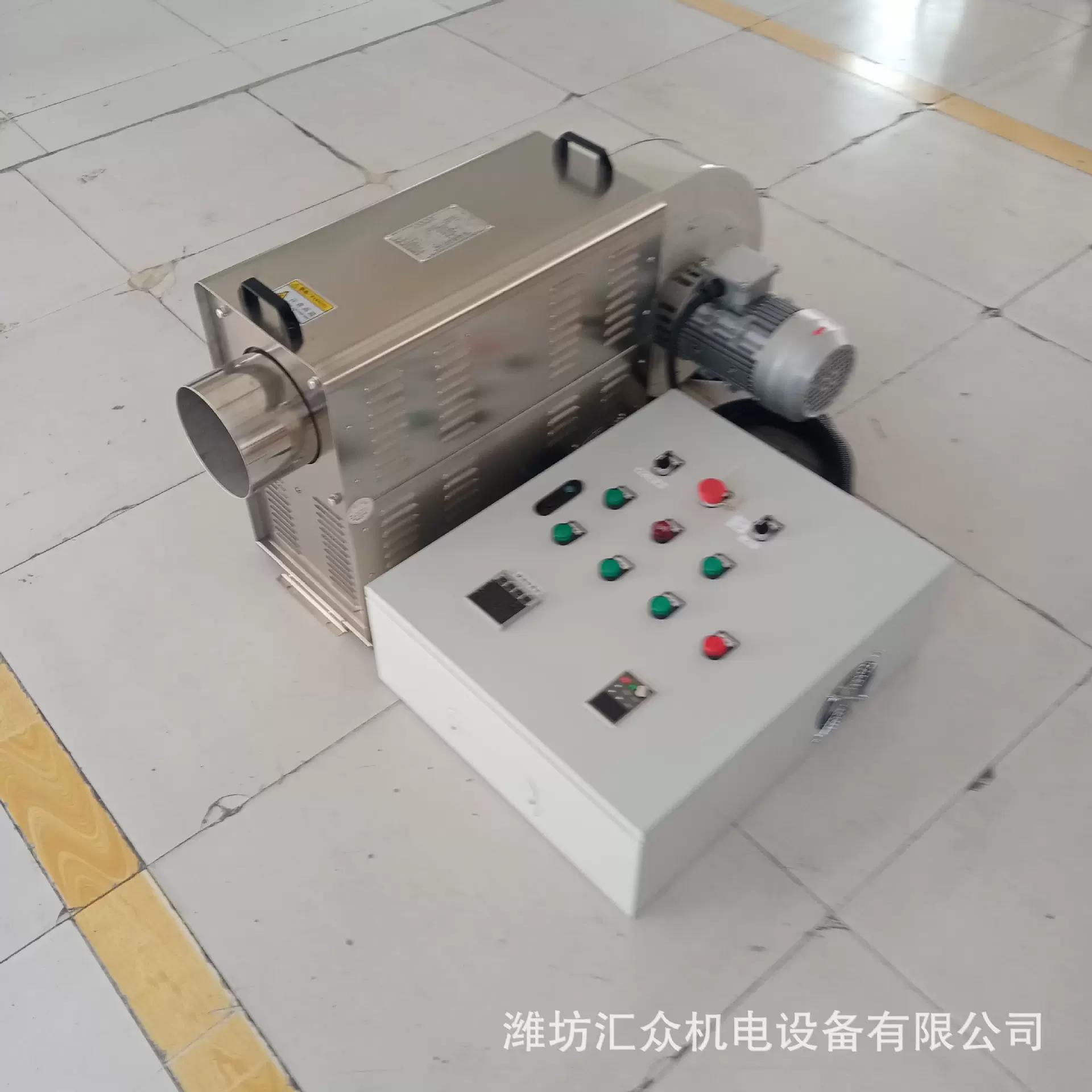 螺旋杆干燥热风机 专业设计 配有节能变频控制 工作性能稳定 经济