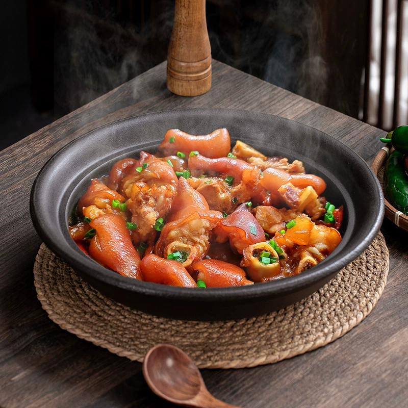 溪燃古韵 Heat-resistant casserole household ocean pot commercial turtle pot dry-fired non-cracking ceramic casserole