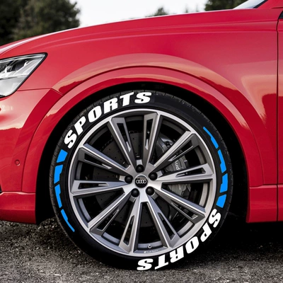 Other Automotive Exterior Supplies, stickers pvc rubber material - white-sportsblue-sequence-group-8