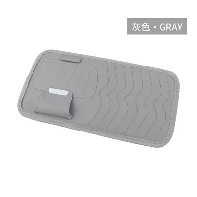 Multimediya və saxlama aksesuarları High-End Card Storage Bag for - leather-grey