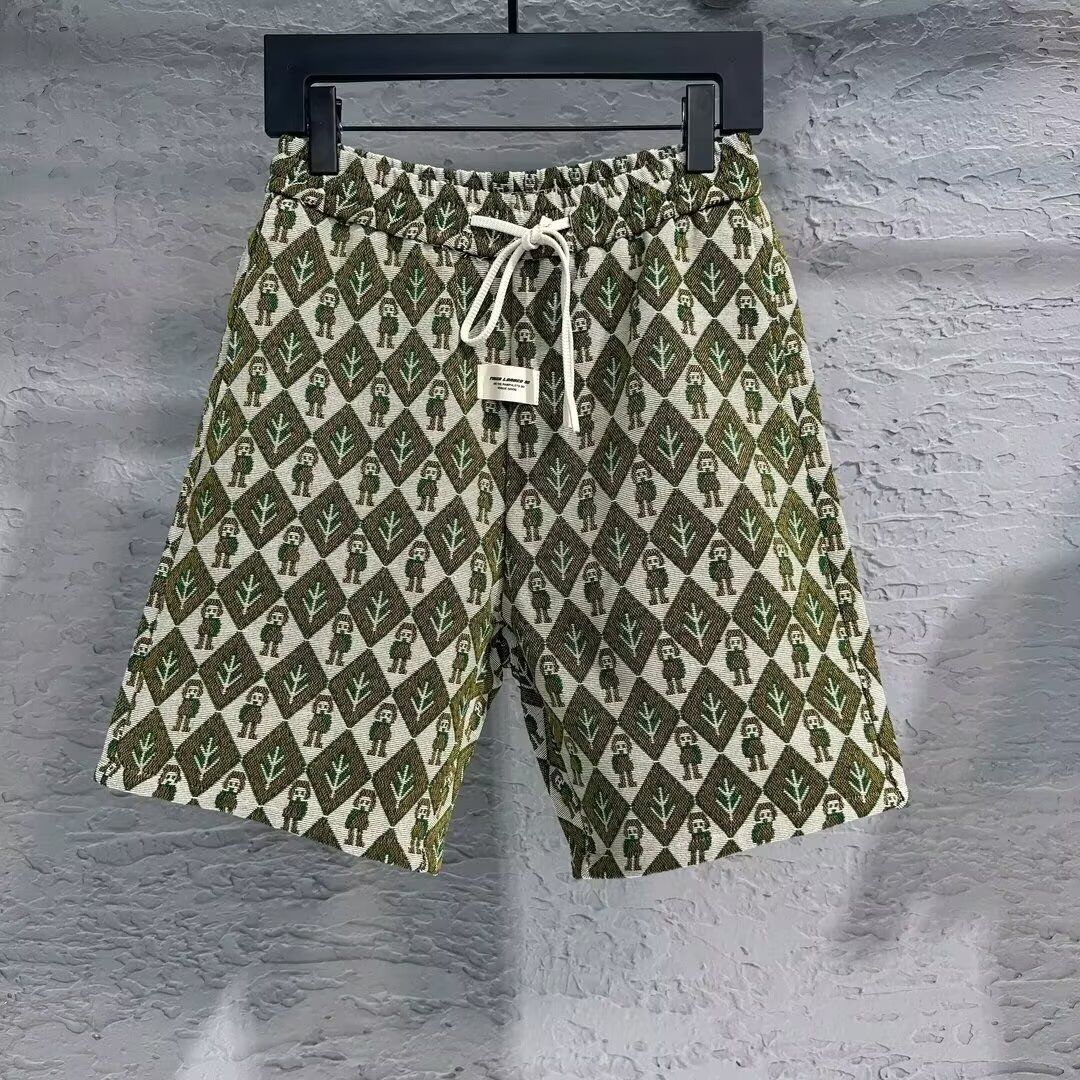 Men's Cooling Quick-Dry Shorts, 5-Inch Ice Silk Beach Shorts With Elastic Waist For Summer_viptrois.com