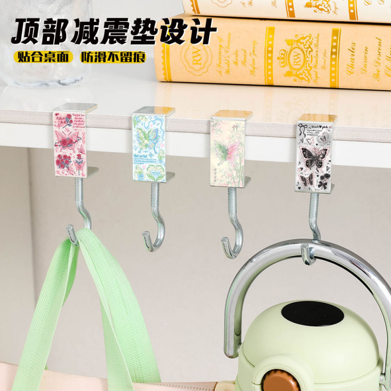 书包挂钩桌边坚固耐用承重学生版学生教室课桌收纳置物架挂包神器|undefined