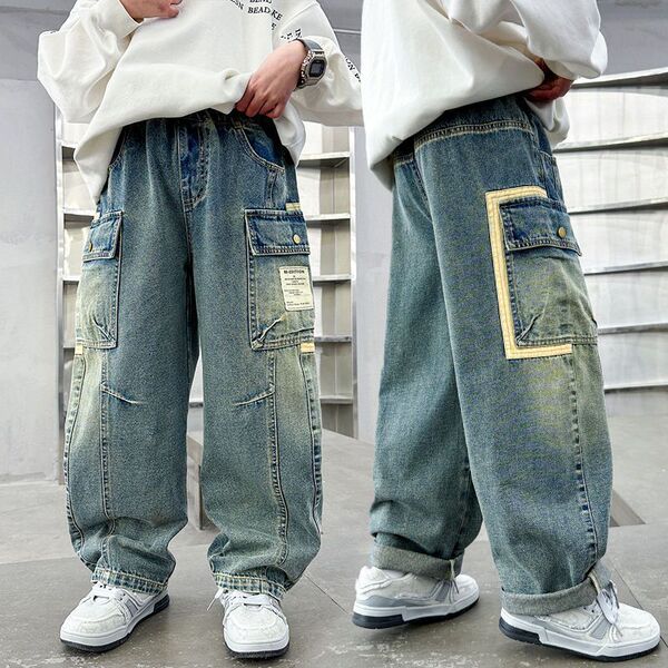 Demi-season jeans for boys