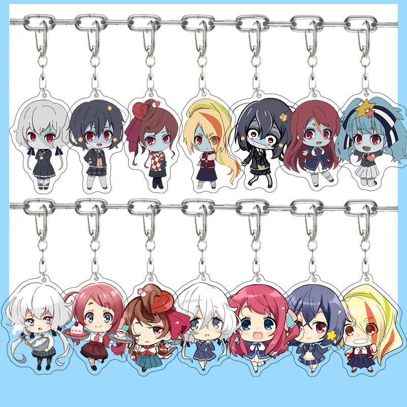 Saga Idol Legend Nishikata Sakuya Romero Minamoto Sakura Mizuno Ai Acrylic Keychain Pendant