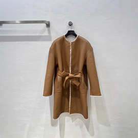 2025冬季新款精致优雅气质显瘦随性耐看干练挺括时髦酷飒风衣外套