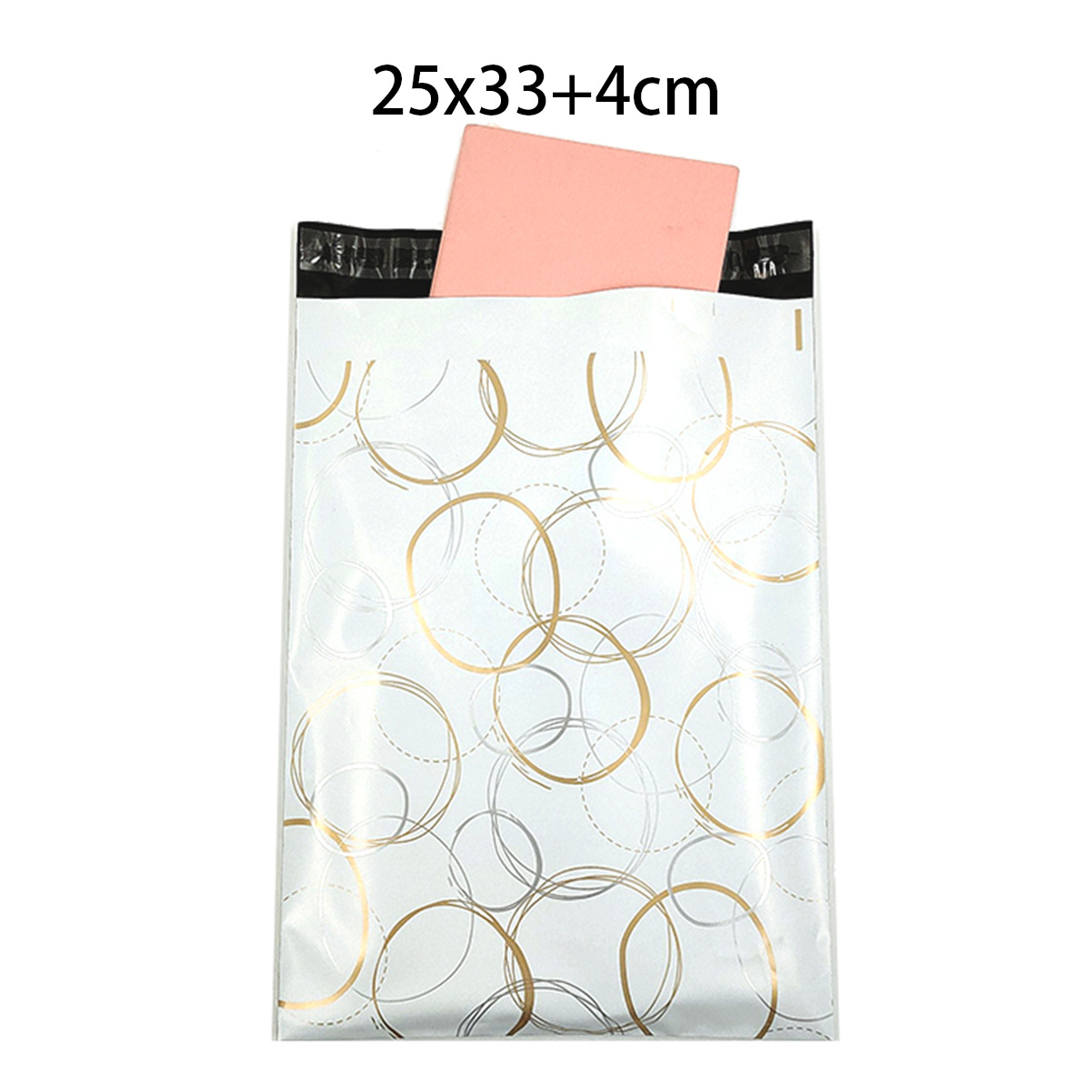 Bolsa de mensajería portátil rosa bolsa de mensajería impermeable gruesa bolsa de embalaje de ropa bolsa de embalaje de impresión de dibujos animados al por mayor