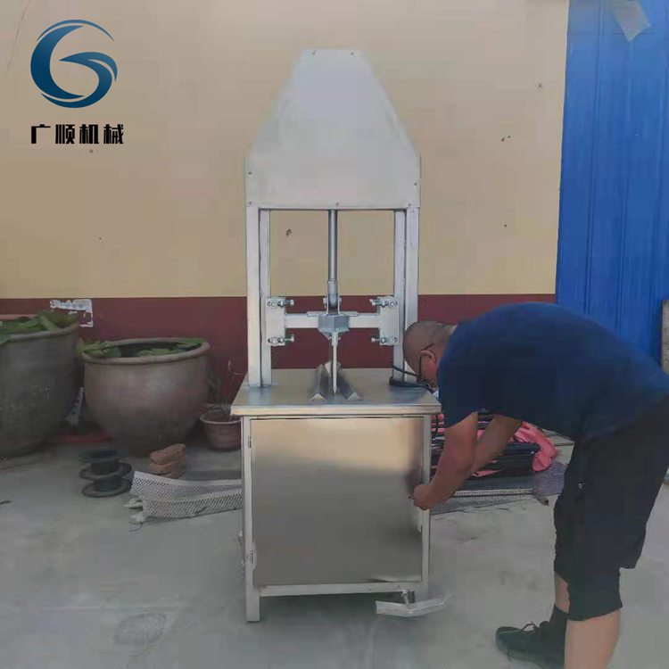 劈半机 不锈钢猪羊牛头劈半机  压留脑猪头劈半机