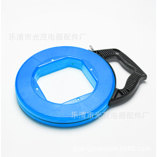 Electrician blue steel wire fish-shaped wire puller tunnel pipe hole cable puller wire threading
