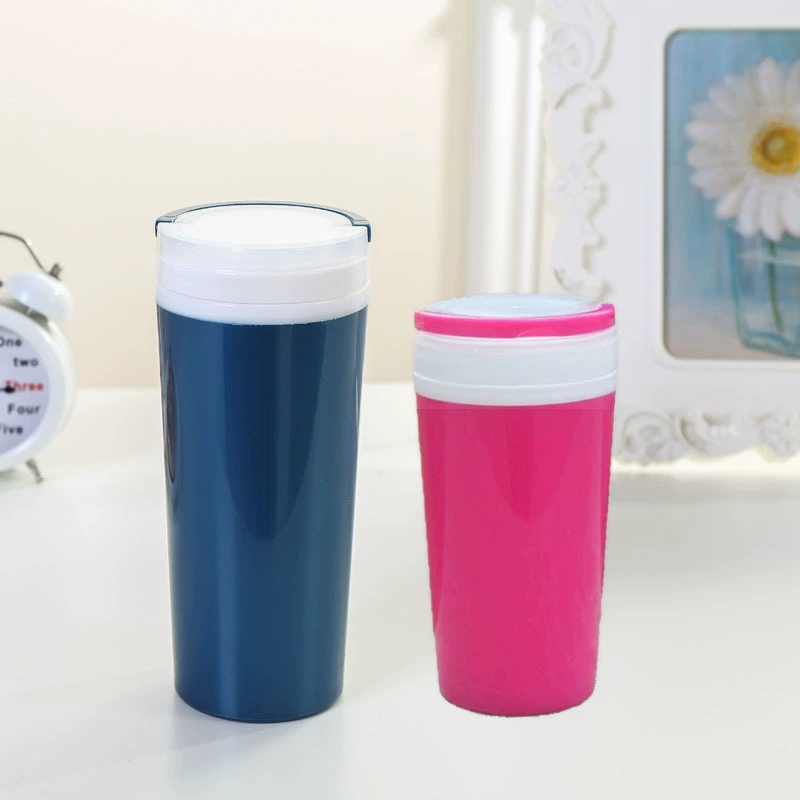 Двухслойная пластиковая чашка рекламная чашка креативная водяная чашка кофейная чашка чайная чашка