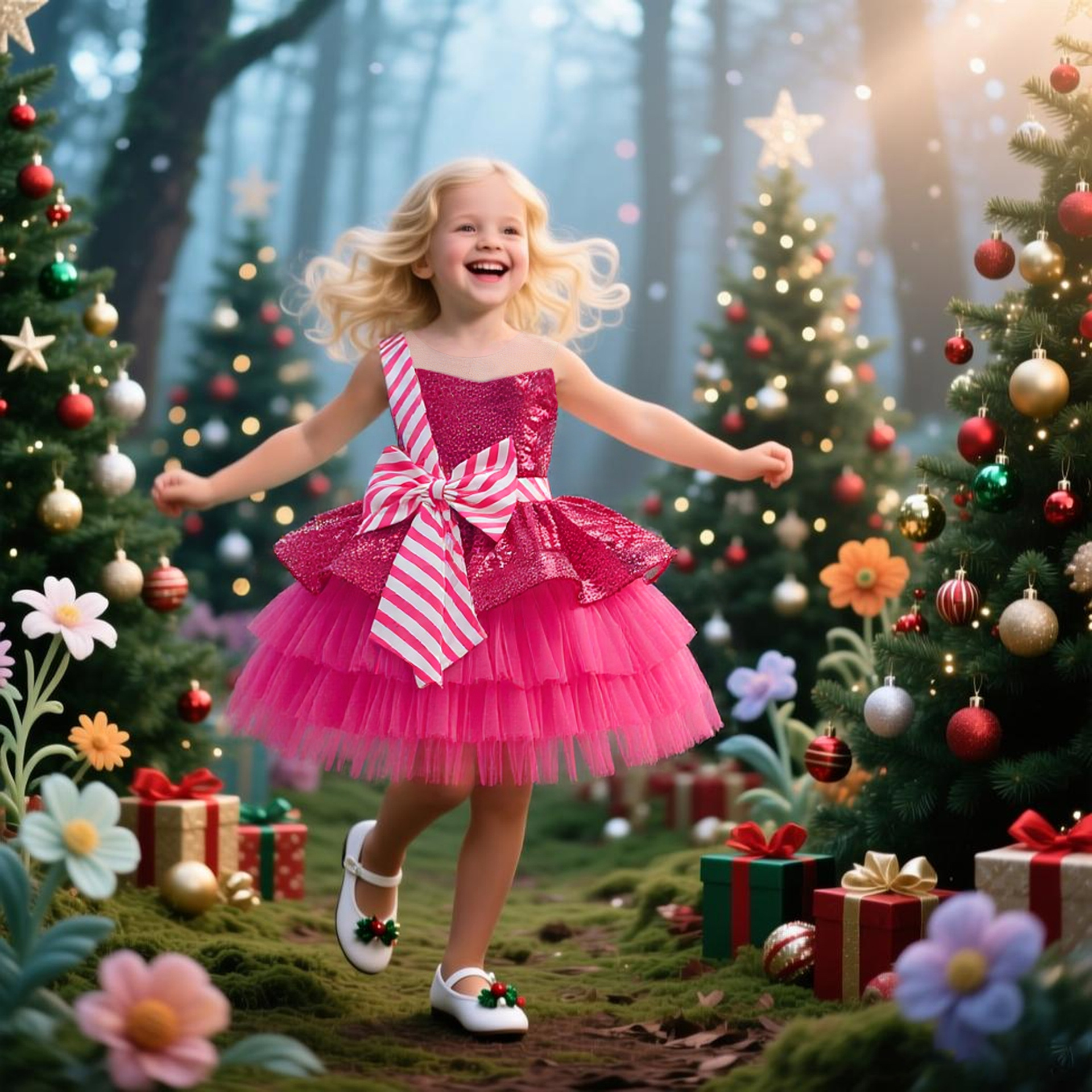 Europa y América vestidos de Navidad vestidos de niñas vestidos sin mangas vestidos de pañuelos vestidos de mallas vestidos de pastel vestidos de Navidad