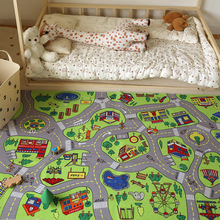 亚马逊热卖卧室客厅儿童易打理 幼儿园书房爬行垫玩具可水洗地毯