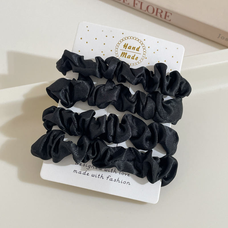 Otoño y invierno anillo de cabello de intestino para niñas de alto nivel de peluche cuerdas de cabello simples y versátiles de alta elasticidad correa de cuerdas de cabello tocado