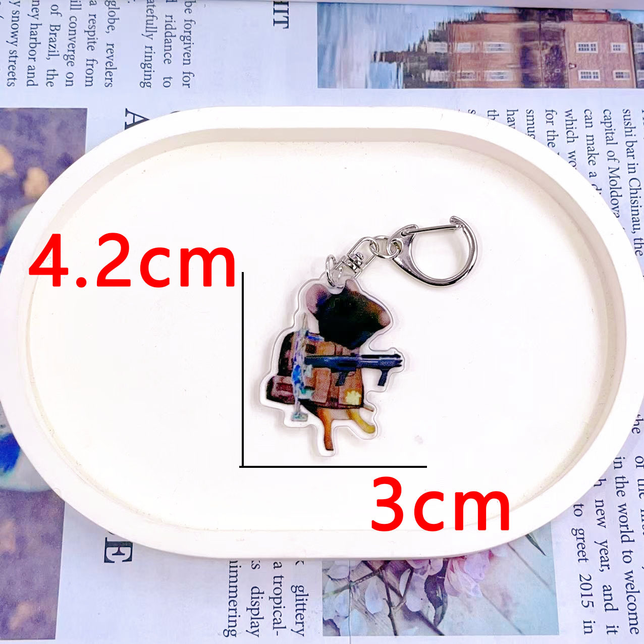 Rat man four (pendant)