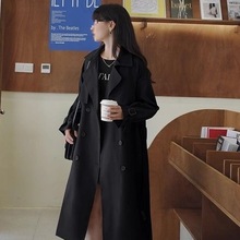 风衣外套女中长款秋季2025年新款韩版小个子高级感chic英伦风大衣