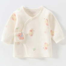 婴儿半背衣新生儿和尚服夏季护肚魔术贴宝宝上衣春秋安阳童装源头