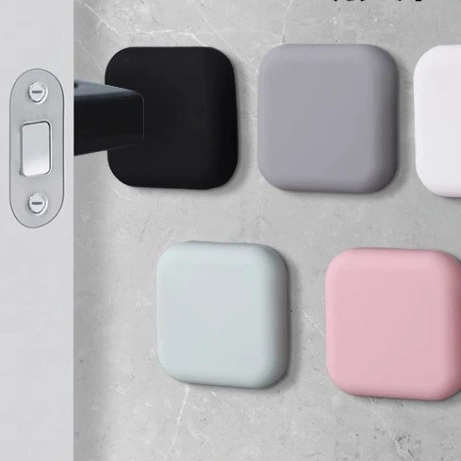 Наклейка на дверную ручку для защиты от ударов, силиконовая накладка для защиты от ударов, бампер для двери за холодильником, дверной стопор, дверной упор, защита от ударов у кровати