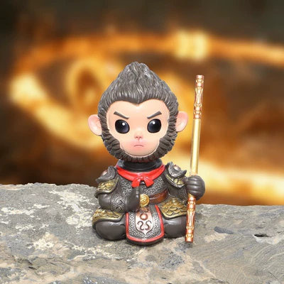Black Myth Wukong Decoration Creative Car ornaments - black-mythology-wukong-sitting