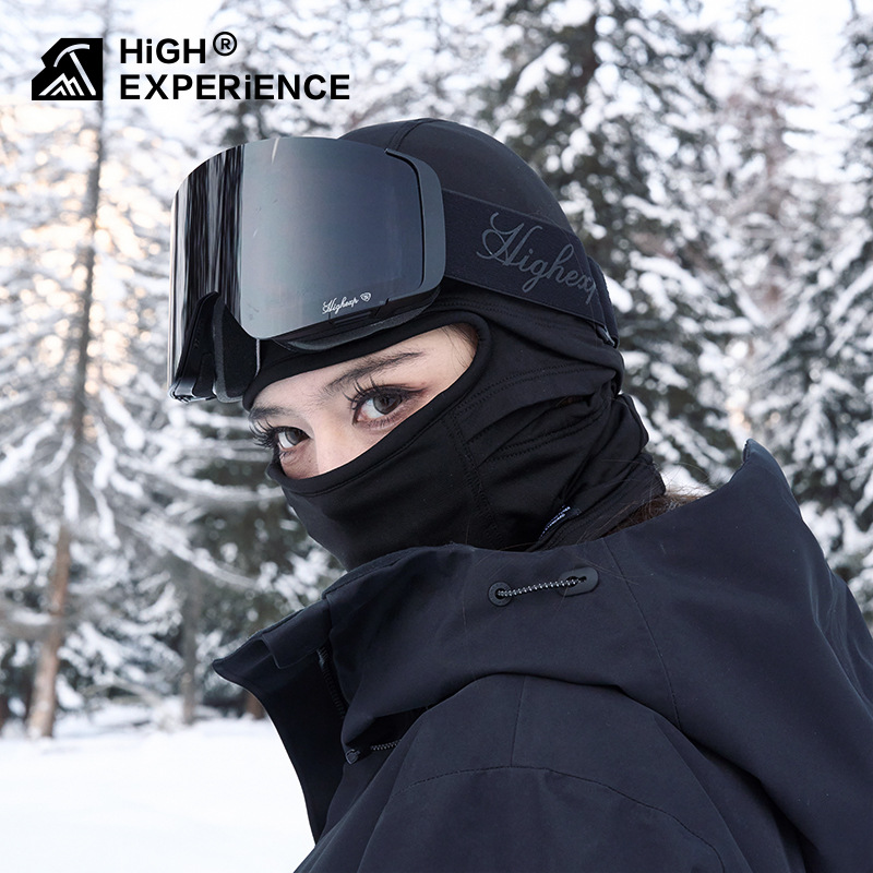 New Autumn and Winter Quick-Drying Ski Face Protection for Men and Women Fleece-Lined Windproof Warm Neck Scarf Hood Cycling Ski Mask