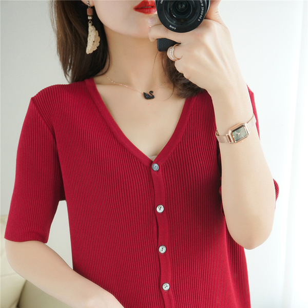 summer knitted sweater
