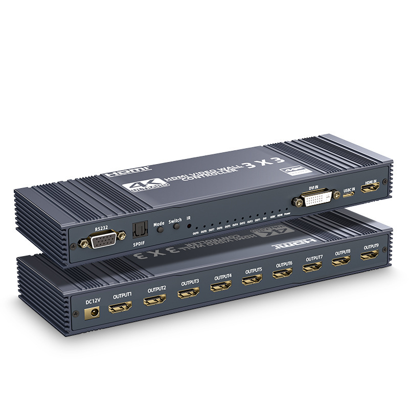 New Product 1826 Solution 2X2 2X3 3X3 Splicer Rgb/4K30Hz Supports C HDMI Dvi Input