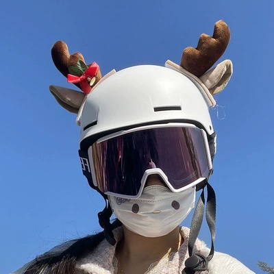 Dəbilqə (Kaska) aksesuarları – Universal - christmas-elk-ears
