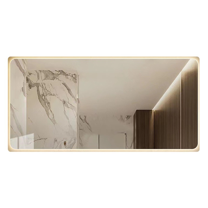 Espejo de Baño Inteligente LED con Desempañamiento de Pared para Hotel image 1