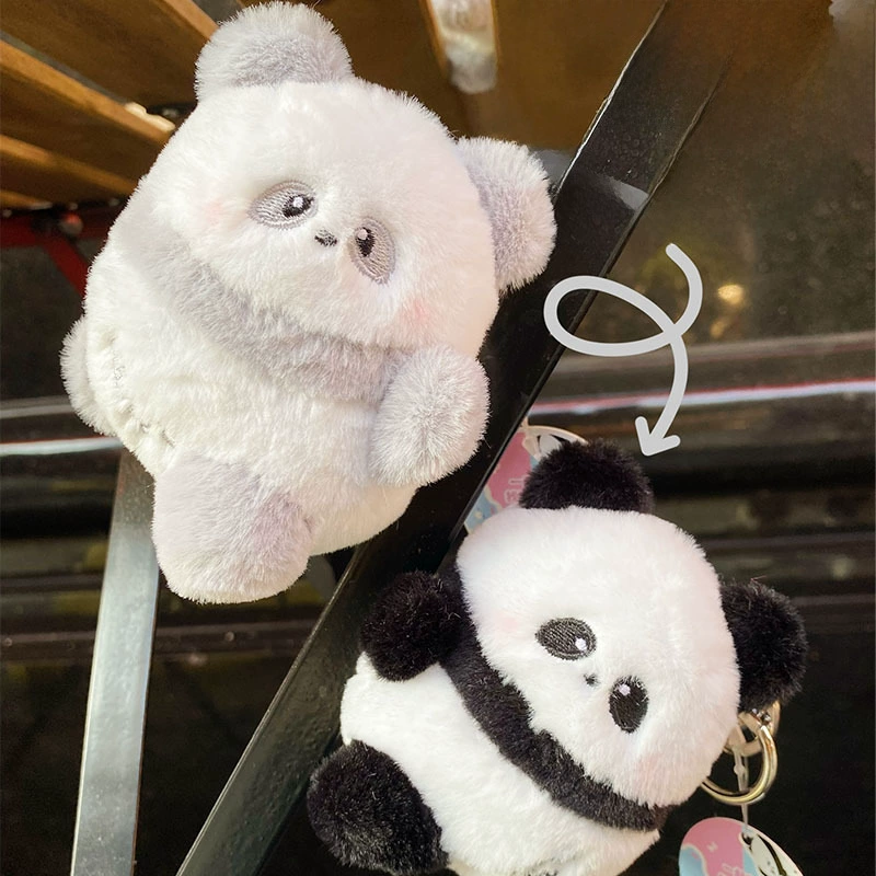 Jinnew Friends Sticker Series Cute Panda Plush Keychain Creative Couples Capital Couple Trip wholesale