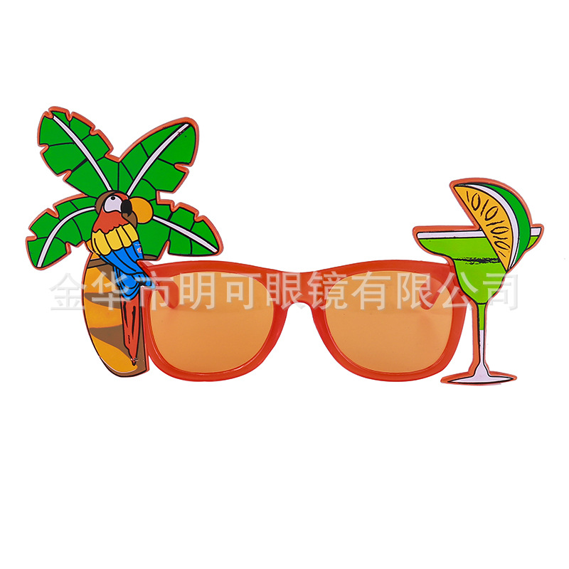Gafas de Sol de Fiesta Hawaiana con Diseño de Flamenco ABS Decorativo para Playa image 13