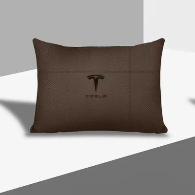 headrest and lumbar support: Headrest - tesla-mocha-brown-lumbar-support-single-pack-standard