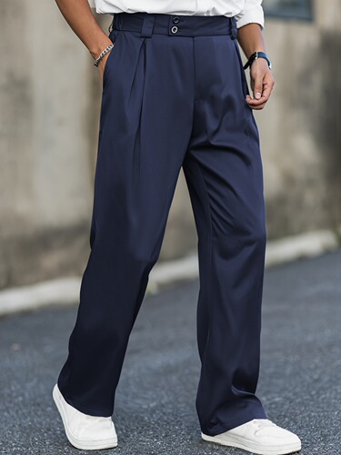 men's Trousers/men's Loose Casual Trousers/men's Wide Waist