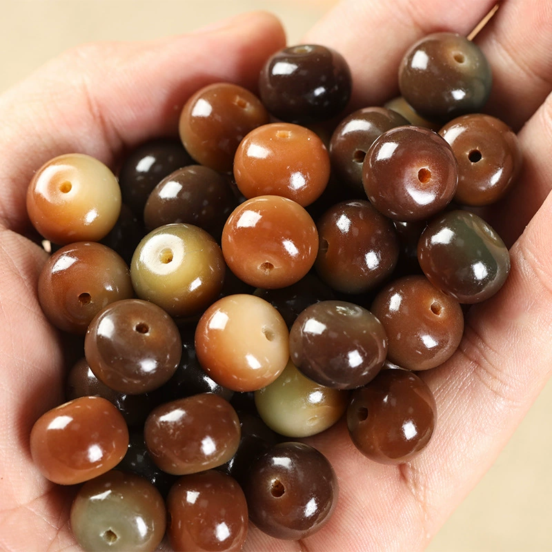 Bodhi rosary, rosary with round beads, 108 beads
