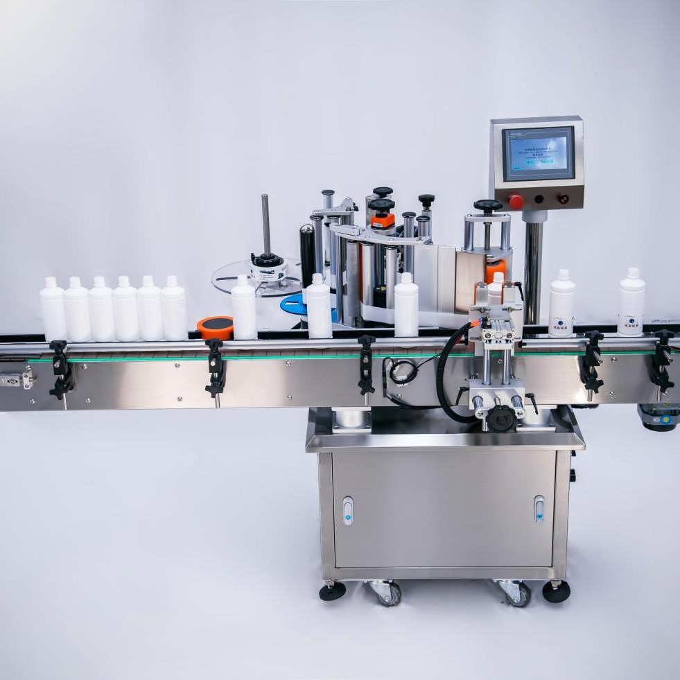 商用双面贴标机电子辅料贴标机 U盘电子配件贴标机 圆瓶贴标机